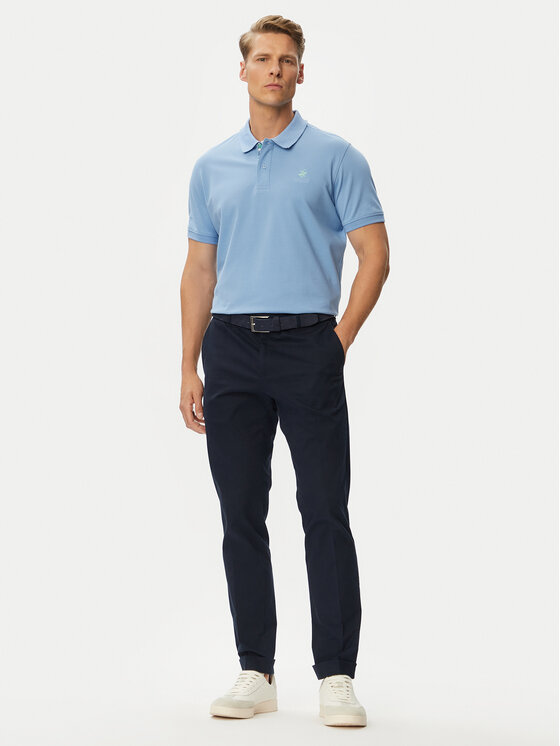 Beverly Hills Polo Club Beverly Hills Polo Club Поло P-SS26M-P450106 Світло-синій Regular Fit