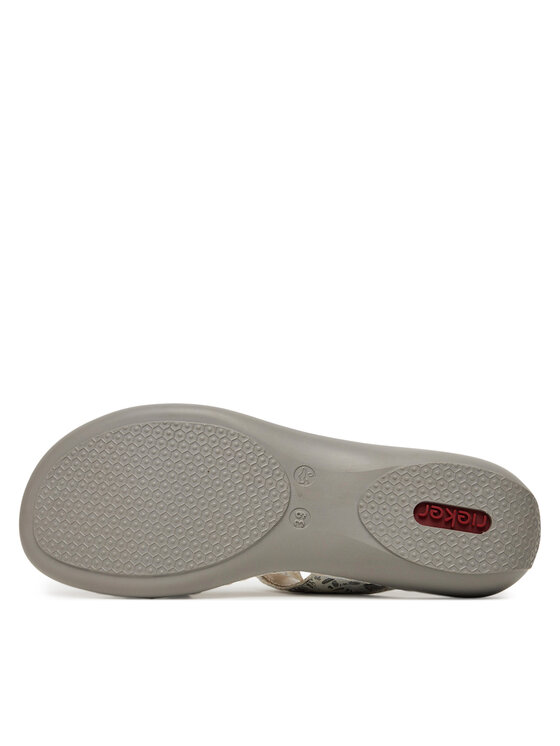 Rieker Šlepetės Rieker 659X6-80 Sidabrinė