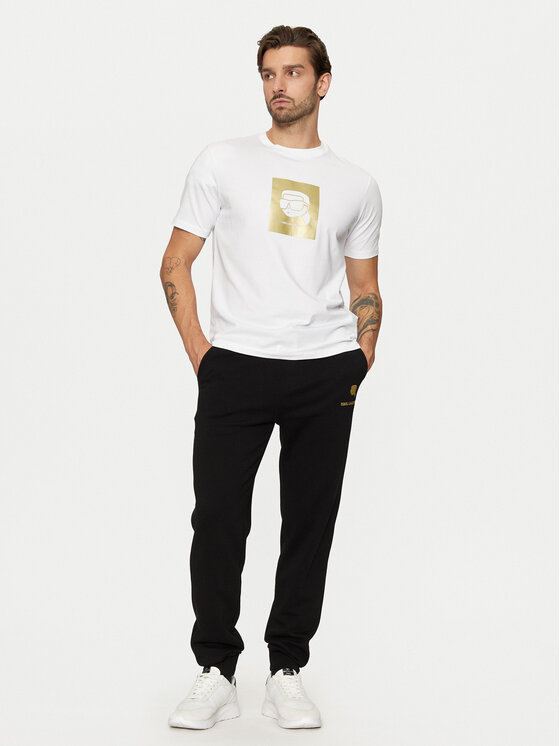 KARL LAGERFELD KARL LAGERFELD T-shirt 755460 551235 Bianco Regular Fit