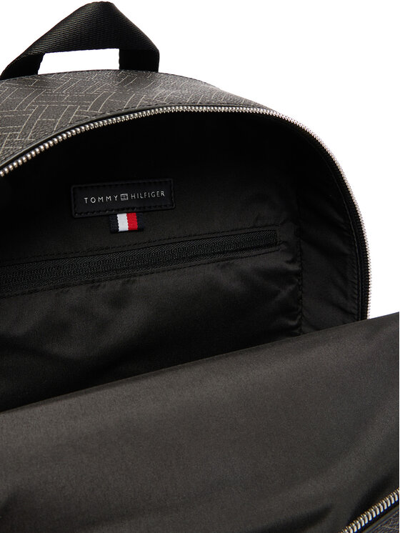 Tommy Hilfiger Mugursoma Tommy Hilfiger Th Flag Monogram Backpack AM0AM14137 Melns