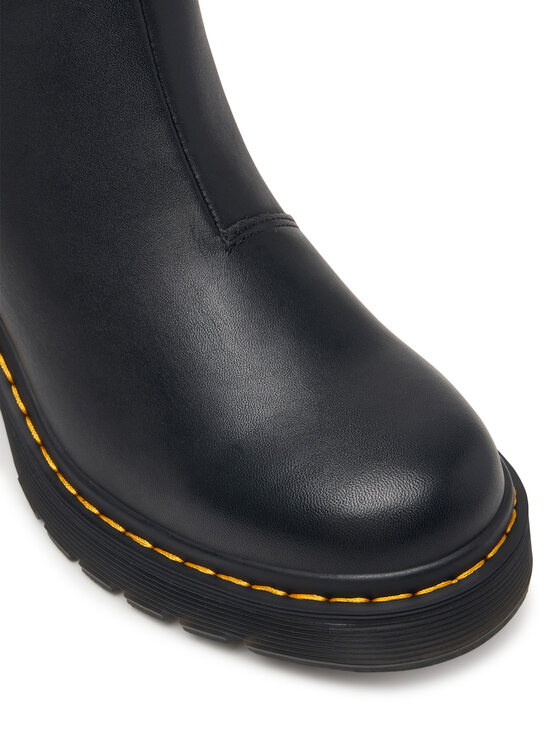 Dr. Martens Botine Dr. Martens Spence Leather Flared Heel DM26440001 Negru