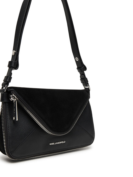 KARL LAGERFELD Ročna torba KARL LAGERFELD A3W30083 Črna