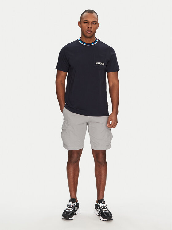 Napapijri Napapijri Футболка S-Murlo NP0A4IEJ1761 Cиній Regular Fit