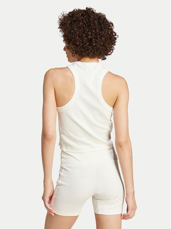 adidas adidas Топ Lounge IY6732 Білий Slim Fit