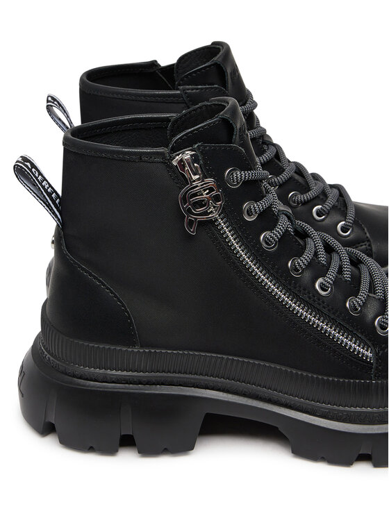 KARL LAGERFELD Черевики туристичні KARL LAGERFELD KL43536 Чорний
