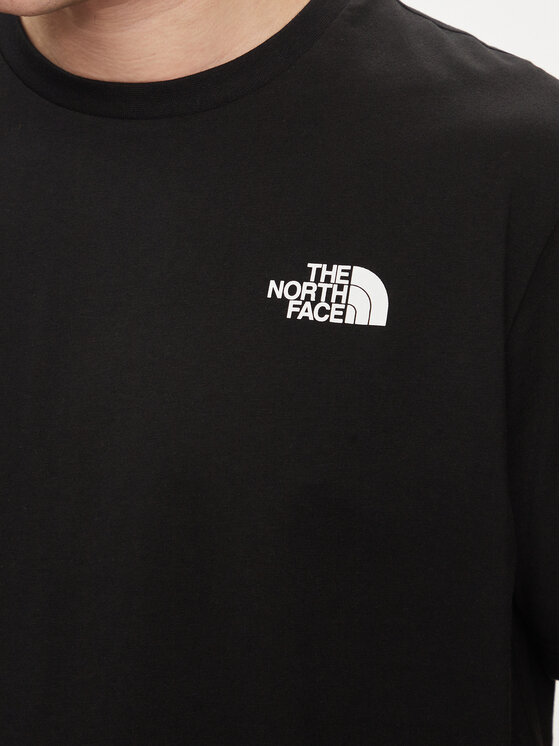 The North Face The North Face Marškinėliai Redbox NF0A87NP Juoda Regular Fit