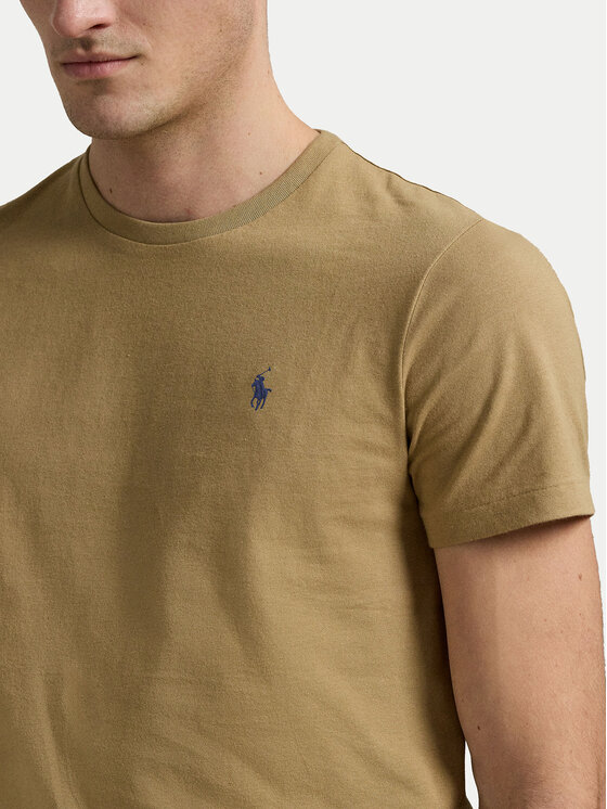 Polo Ralph Lauren Polo Ralph Lauren Majica 710671438429 Bež Custom Slim Fit