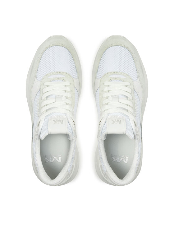 MICHAEL Michael Kors Снікерcи MICHAEL Michael Kors Trevor Mixed-Media Trainer 42F4TRFS7D Білий