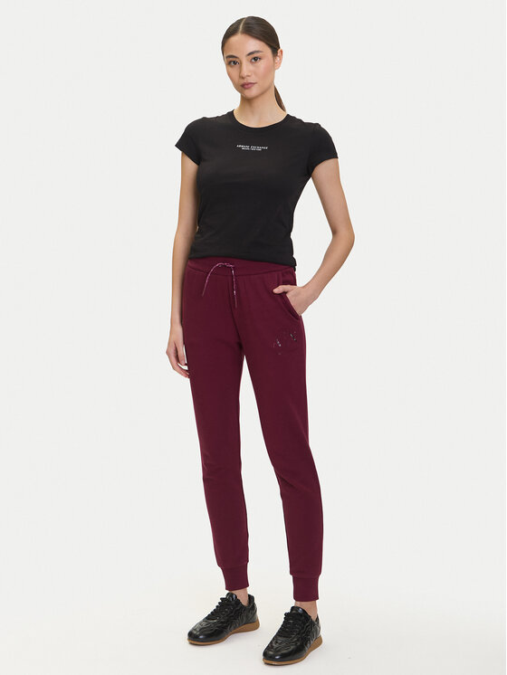 Armani Exchange Armani Exchange Футболка XW001455 AF10356 UC001 Чорний Slim Fit