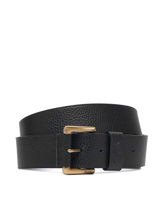 Polo Ralph Lauren Pasek Męski Polo Ralph Lauren 405898669001 Czarny