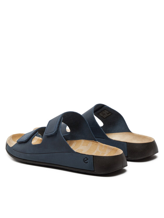 ECCO Klapki ECCO 2Nd Cozmo M 2 Strap Slide 50090402038 Granatowy