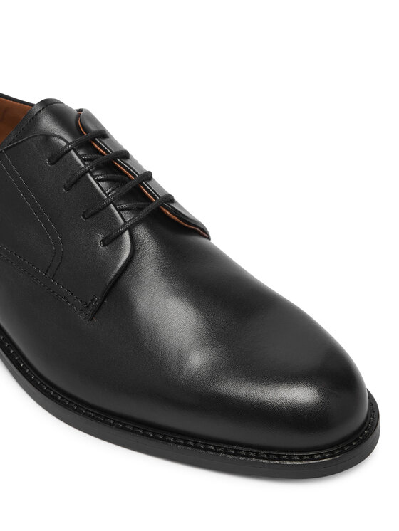 Tommy Hilfiger Оксфордки Tommy Hilfiger Corporate Dressy Lth FM0FM06023 Черен
