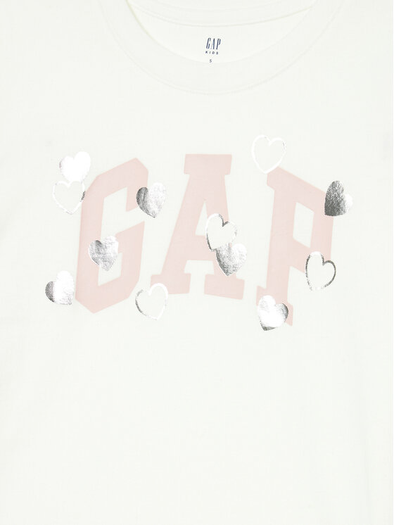 Gap Gap Футболка 628713-01 Білий Relaxed Fit