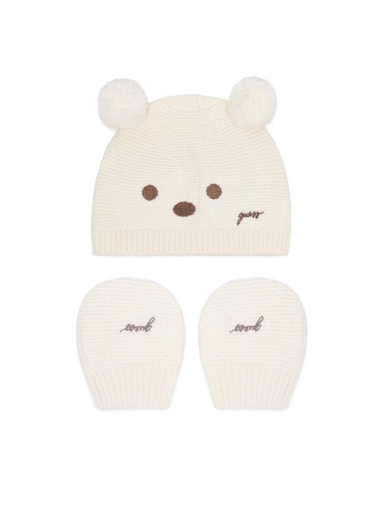 Guess Set di Cappello e Guanti Guess H6BZ08 Z1552 Crema