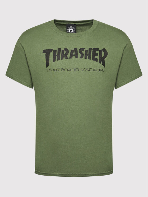Thrasher Thrasher Majica Skatemag Zelena Regular Fit