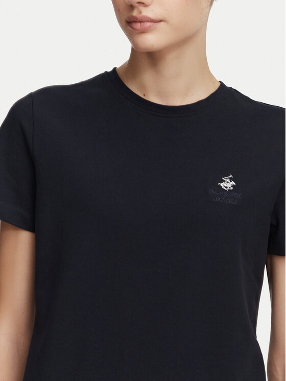 Beverly Hills Polo Club Beverly Hills Polo Club Camiseta P-SS26W-TS516523 Azul marino Regular Fit
