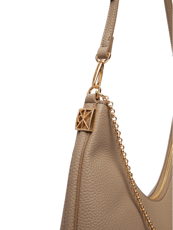 Calvin Klein Bolso Calvin Klein Emblem Hw Pebble Shoulder Bag LV04F3495G Beis
