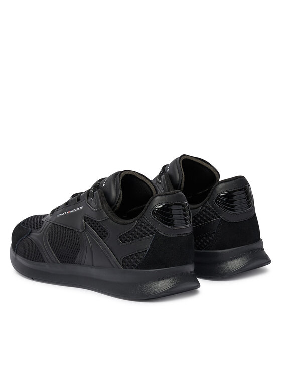 Tommy Hilfiger Sneakersy Tommy Hilfiger Lightweight Runner Monocolor FM0FM05928 Černá