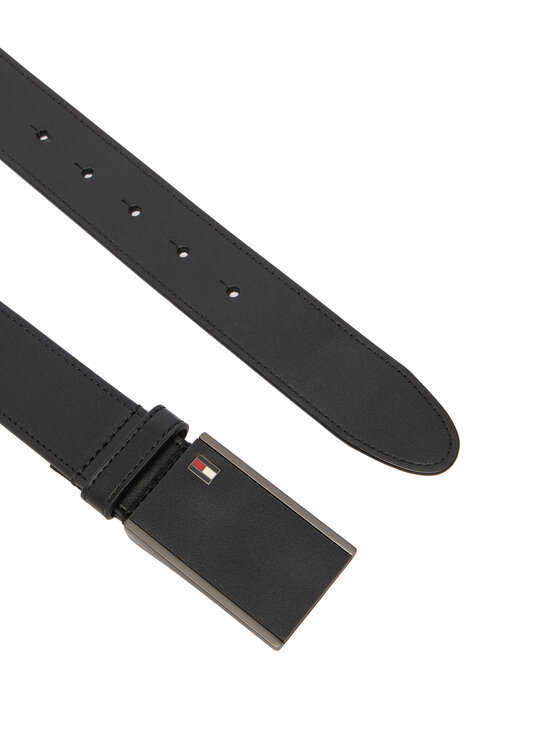 Tommy Hilfiger Ζώνη Tommy Hilfiger Business Plaque 3.5 AM0AM14775 Μαύρο