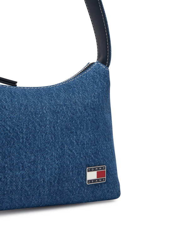 Tommy Jeans Kabelka Tommy Jeans Tjw Cool Denim Shoulder Bag AW0AW17877 Modrá