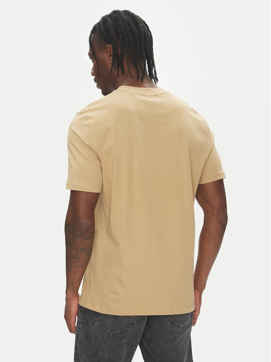 HUGO HUGO Marškinėliai Deterni 50544496 Smėlio Regular Fit