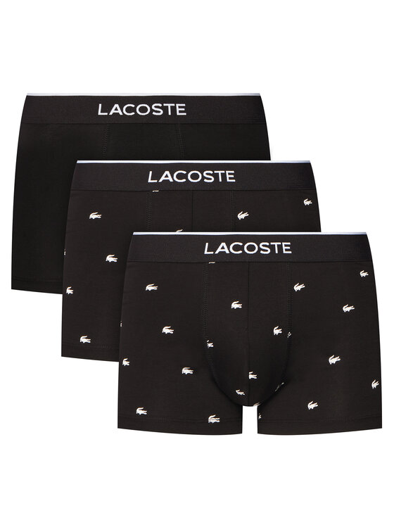 Lacoste Lacoste Conjunto de calzoncillos boxer 5H1299 Negro