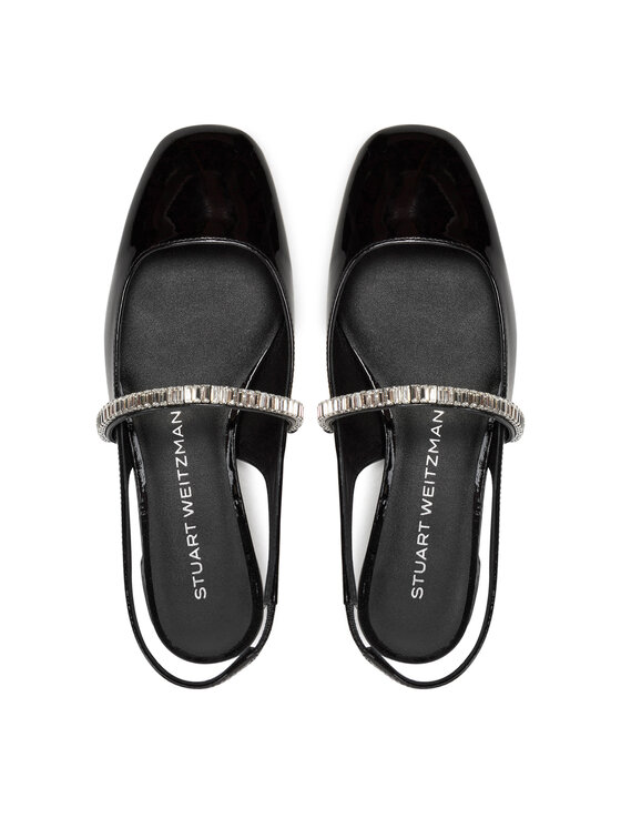 Stuart Weitzman Sandali Stuart Weitzman Stefanie Slngback Fl SI438 Črna