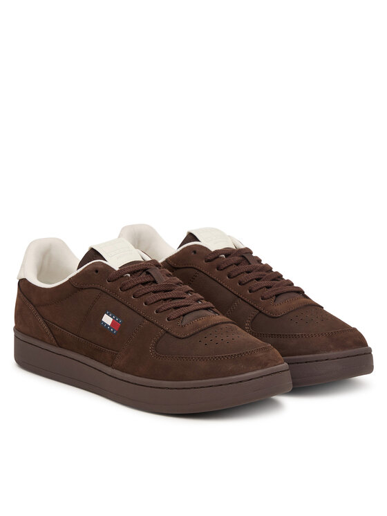 Tommy Jeans Sneakers Tommy Jeans Archive 98' Nubuck Court EM0EM01788 Maro închis