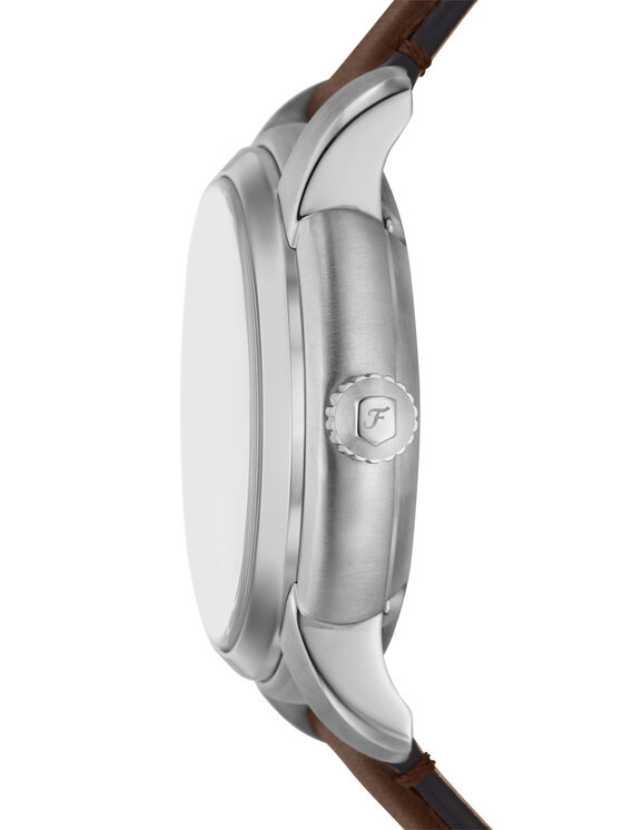 Fossil Zegarek Fossil Heritage Automatic Skeleton ME3264 Brązowy