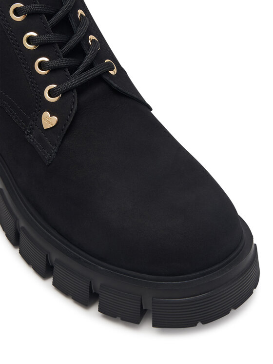 LOVE MOSCHINO Μποτίνια LOVE MOSCHINO JA24205G0PIP0000 Μαύρο