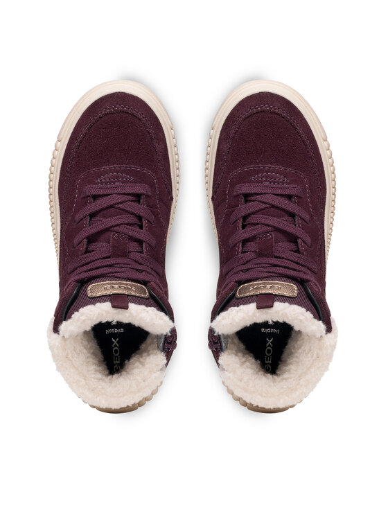 Geox Gležnjače Geox J Laquinny Girl Wpf J56NFA 00022 C7357 S Tamnocrvena