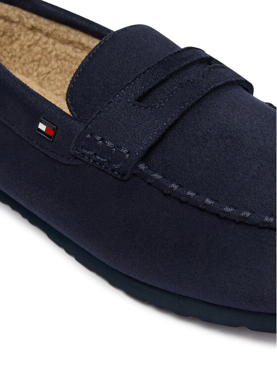 Tommy Hilfiger Pantofole Tommy Hilfiger Hilfiger Driver House Shoe FM0FM06012 Blu scuro