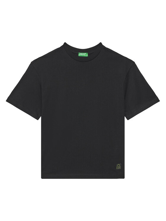 United Colors Of Benetton United Colors Of Benetton Футболка 35RYC10NC Чорний Regular Fit