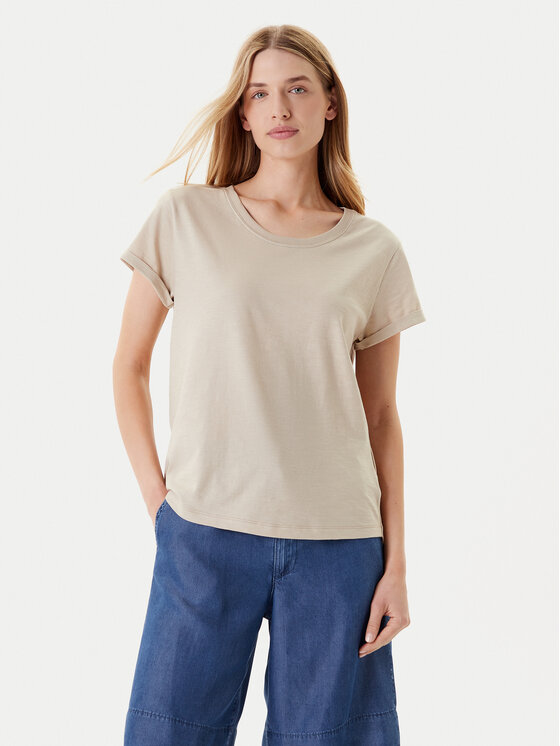 United Colors Of Benetton United Colors Of Benetton Футболка 3BVXD109F Бежевий Regular Fit