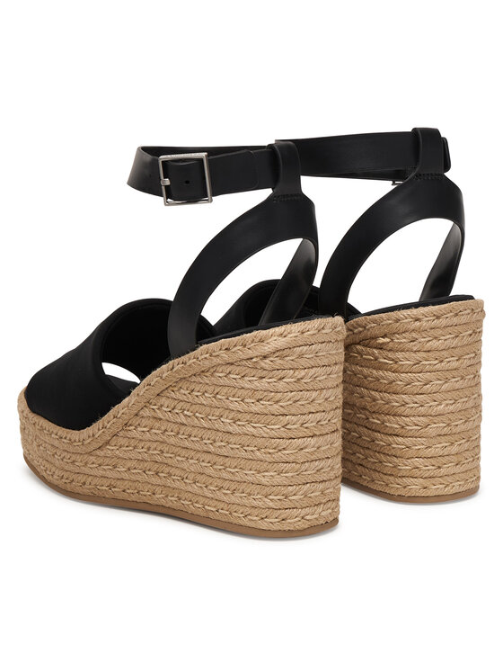 Calvin Klein Εσπαντρίγιες Calvin Klein Wedge Espad 70 Neopr Mg HW0HW03014 Μαύρο