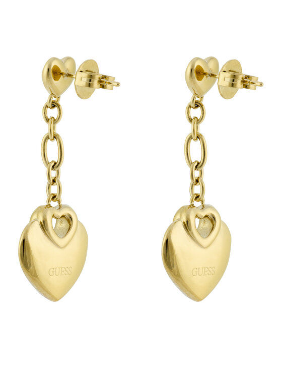 Guess Naušnice Guess JUBE05 210JW Zlatá