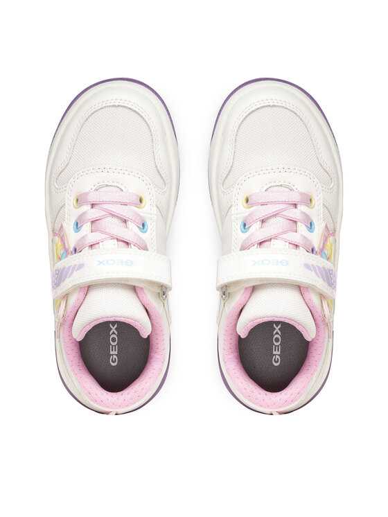 Geox Tenisice Geox J Sketlite Girl J65NWB 0EWBC C0406 S Bijela