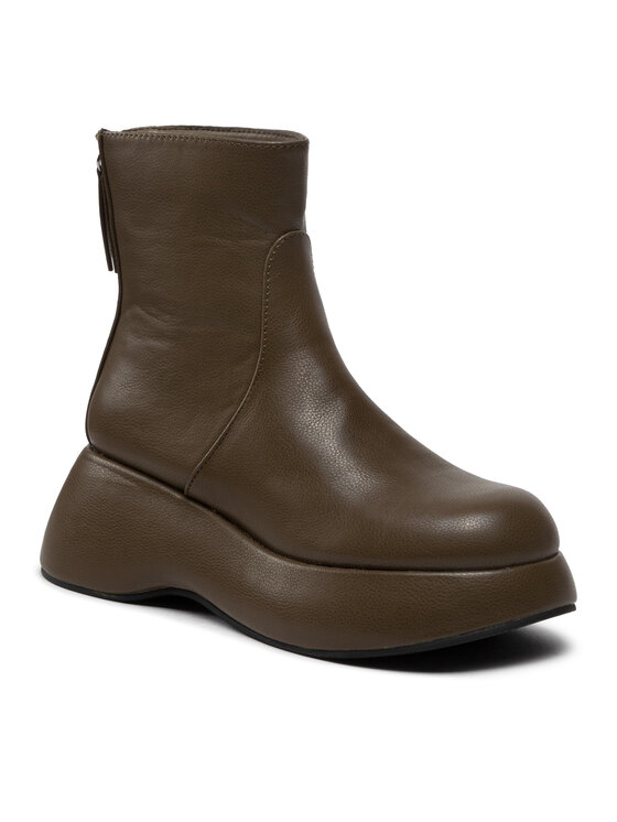 DeeZee Členková obuv DeeZee ZALY8813-8 Zelená