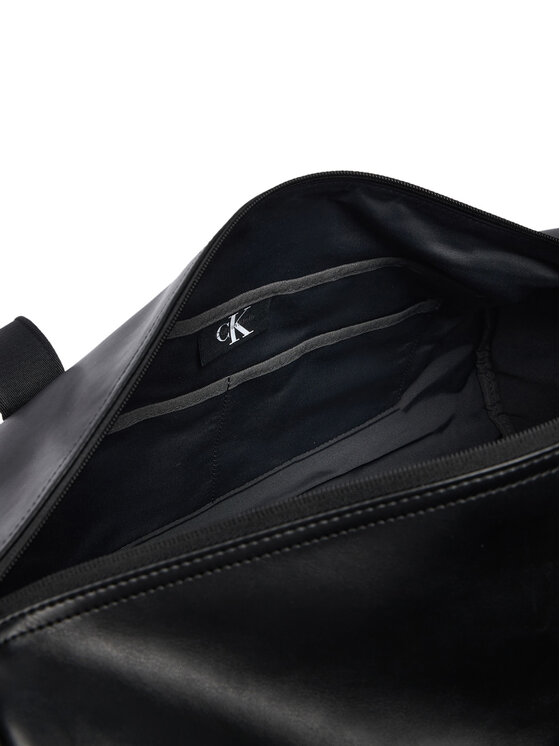 Calvin Klein Taška Calvin Klein Bold Logo Webbing Weekender LV04D3461G Černá
