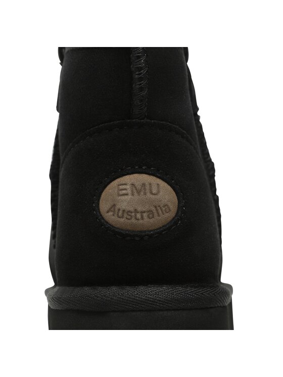 EMU AUSTRALIA FOY PLATFORM MICRO Boot Stiefel Stiefelette Lammfell chestnut W13073-CHE | Speed Shoes