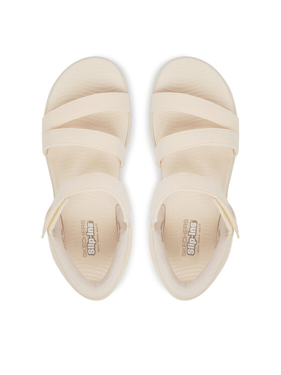 Skechers Босоніжки Skechers Go Walk Glide-Step 2.0 Sandal 141269/NAT Бежевий