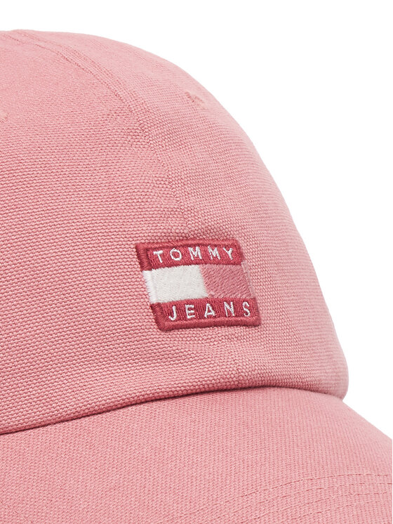 Tommy Jeans Шапка с козирка Tommy Jeans Heritage AW0AW17580 Розов