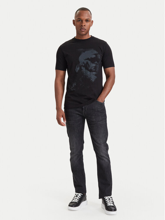 KARL LAGERFELD KARL LAGERFELD Camiseta 755063 564242 Negro Regular Fit