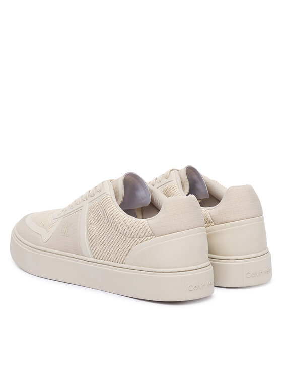 Calvin Klein Laisvalaikio batai Calvin Klein Classic Cups Laceup Knit HM0HM02130 Smėlio