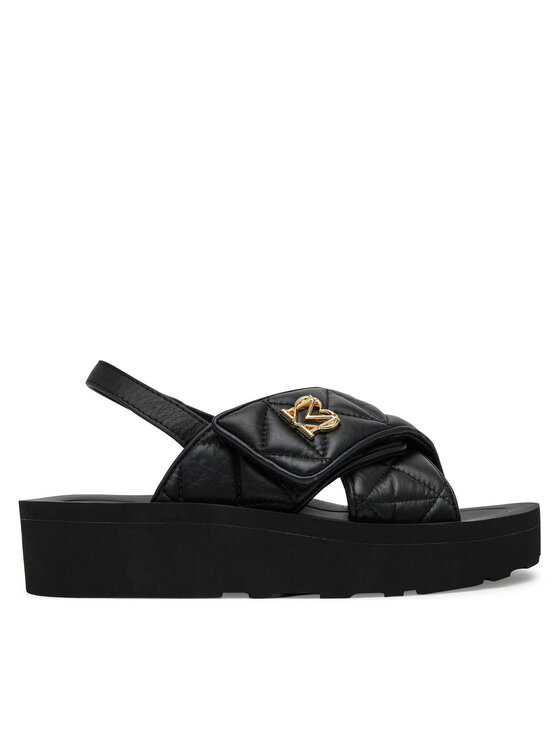 LOVE MOSCHINO Босоніжки LOVE MOSCHINO JA16044I1MIE0000 Чорний
