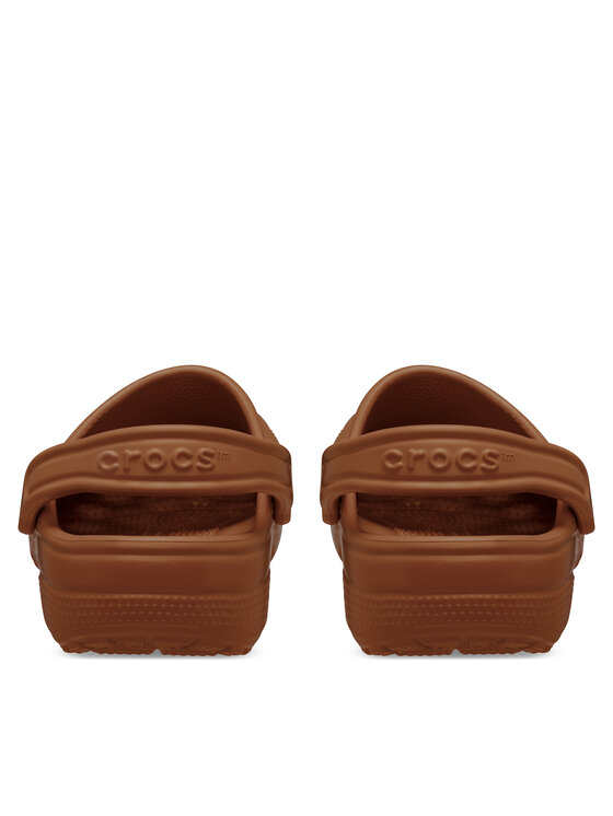 Crocs Чехли Crocs Classic 10001 Кафяв