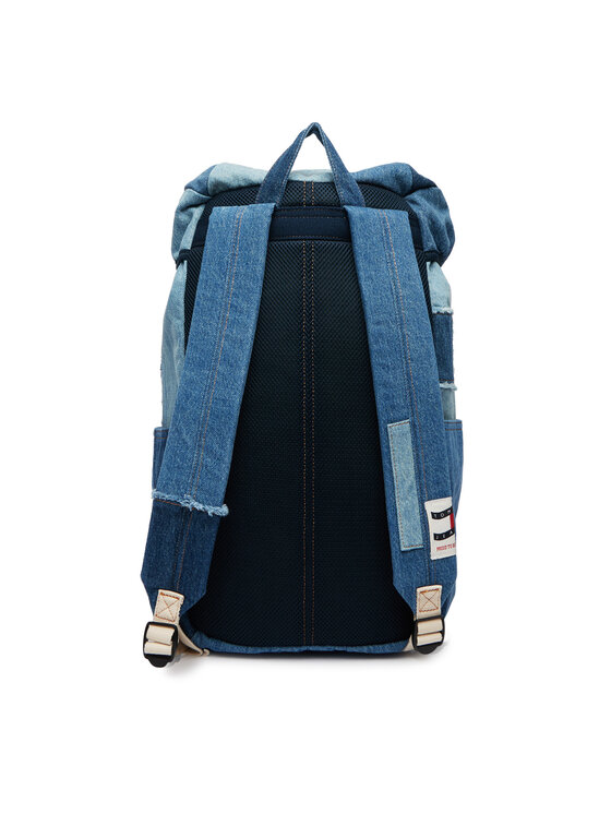 Tommy Jeans Nahrbtnik Tommy Jeans Tjm Denim Patchwork Backpack AM0AM14268 Modra