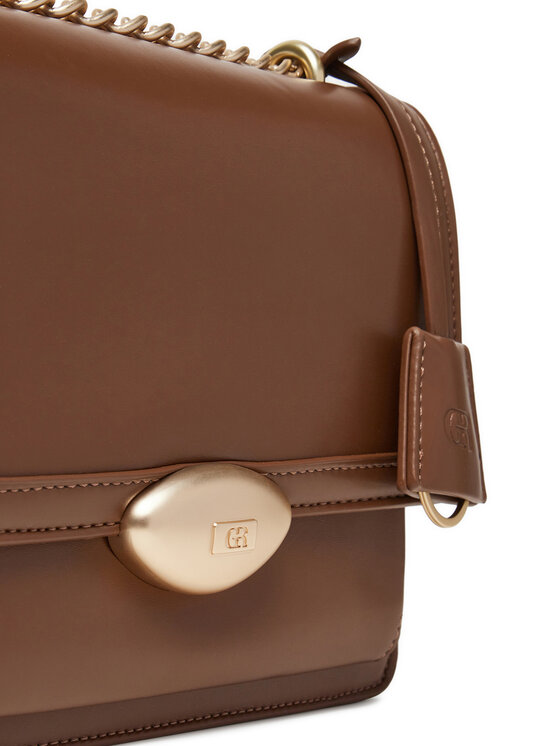 GINO ROSSI Kabelka Gino Rossi CEO-PEARLA-KQ43 Hnedá