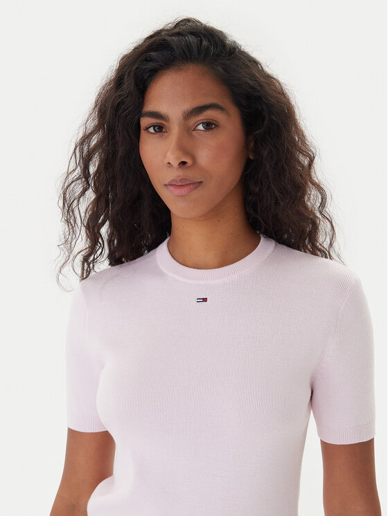 Tommy Jeans Tommy Jeans Camiseta Essential DW0DW19336 Rosa Regular Fit