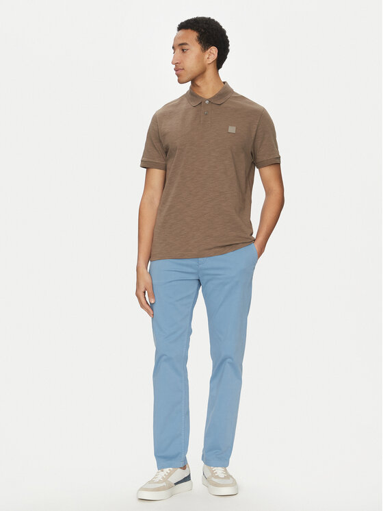 BOSS BOSS Поло 50536728 Бежевий Regular Fit